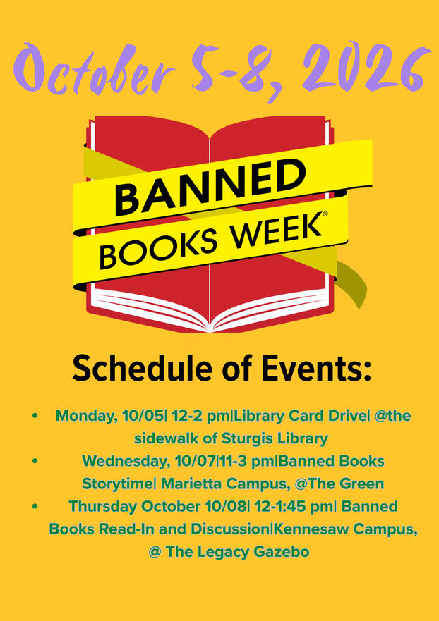 Banned Books Week Schedule